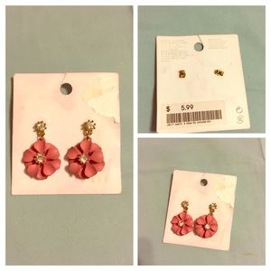 Flower earrings